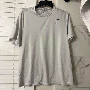 Gymshark white Short Sleeve Performance Tee